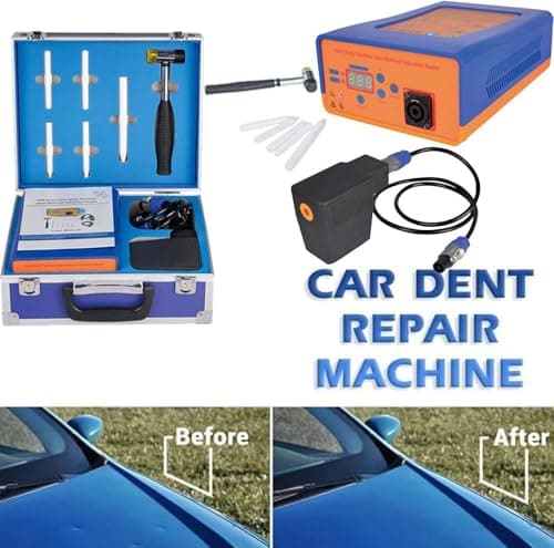 YANGYMM Aluminum Car Dent Removal Kit, 1500w Portable Dent Repair Tool, with Suitcase, Digital Screen Paintless Dent Repair Machine, Reduce Work Risks,220V — view 5