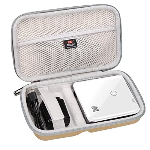 FBLFOBELI EVA Hard Storage Carrying Case for Kodak Luma 150 Ultra Mini Pocket Pico Projector (Khaki)