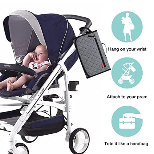 Lekebaby Portable Nappy Changing Mat Travel Baby Change Mat — view 5