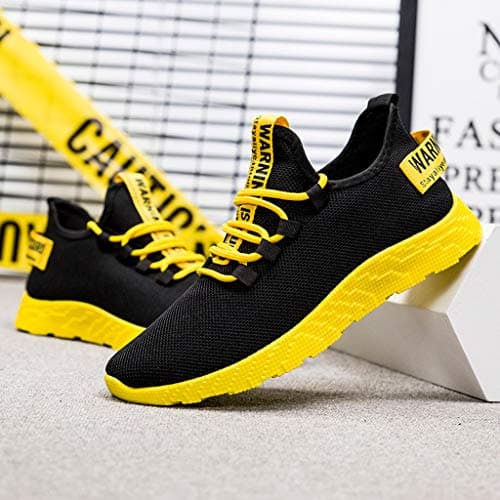 Running Shoes Mens Trainers Lightweight Outdoor Sports Shoes Athletic Gym Non Slip Soft Chunky Sole Walking Trainers Barefoot Trail Sneakers Arch Support Breathable Comfortable Unisex Wide Casual — view 3