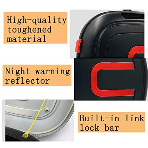 ZXCASDF Motorcycle Trunk Motorcycle Rear Travel Bag, Weather Resistant Heavy Duty Tail Bag Tail Trunk, Water Proof Luggage Bag Backpack,rose gold — view 3