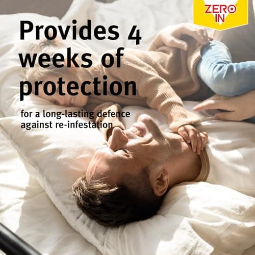 Zero In Bed Bug & Dust Mite Killer – Bed Bug Spray for Mattress, Bed Frames & Furnishings - Fast-Acting Aerosol Surface Treatment for Immediate Results - Prevents Allergies - 300ml — view 5