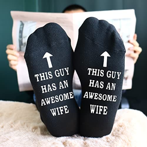 Jeasona To Husband Calf Socks 9-11 Gifts for Husband Christmas Birthday — view 2