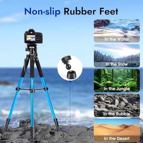 JOILCAN Camera Tripod for Canon Nikon,74" Tall Lightweight Camera Stand — view 5