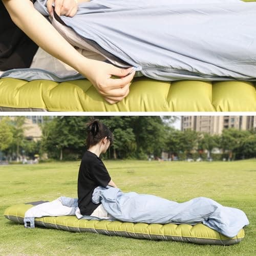 NewDoar Ultralight Backpacking Sleeping Bag 50-70°F, 1.5lbs, Waterproof & Machine Washable, 2-Way Zipper for teens,Couples,Women,Men Compact for Hiking/Camping (M/L Sizes) — view 5