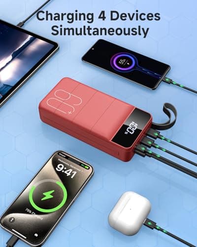 PDBEST 22.5W Fast Charging Power Bank 60000mAh USB-C Portable Charger — view 5