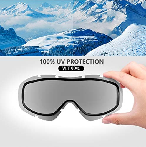 OutdoorMaster OTG Ski Goggles, Snowboard Goggles for Men, Women & Youth — view 2