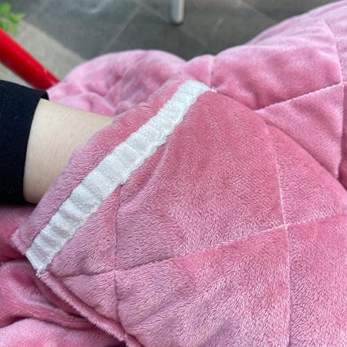Heated Blanket Battery Operated - 60x80cm USB Powered Fleece Throw, Washable Rechargeable Heating Pad, Portable Electric Warming Cover | Nap Air Conditioning Sofa Travel Office Bed Use — view 5