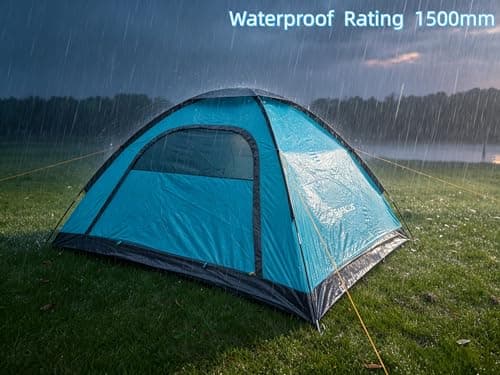 4 Man Camping Tent - 3 to 4 Person Dome Tent Lightweight, Waterproof Family tent, Compact, Quick Setup. Outdoors, Backpacking — view 4