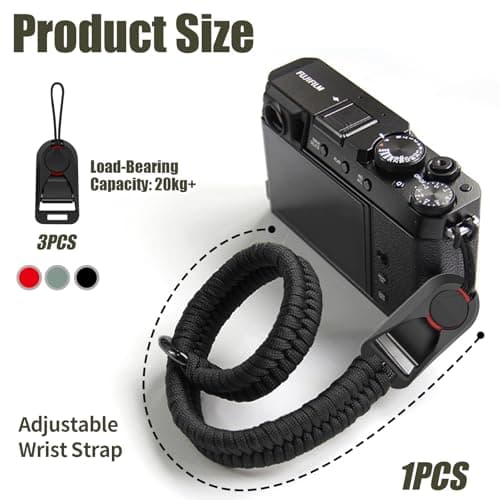 Camera Strap Quick Release Paracord Rope Camera Wrist Straps Adjustable — view 2