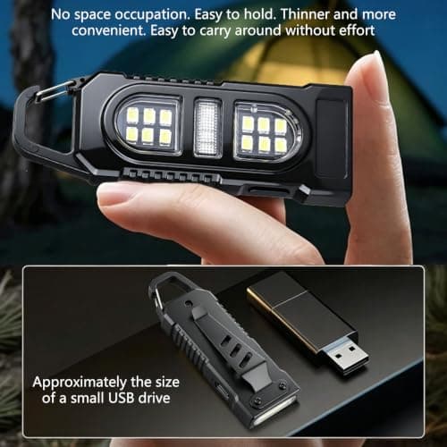 CAZSTYK Keychain LED Rechargeable Multi-Setting Bag Clip — view 6