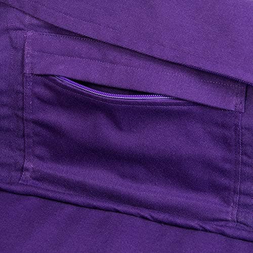 Yoga Studio Yoga Kit Bag | YKK Full Zipp Fastening Carrier Equipment Bag | Cotton Yoga & Pilates Unisex Mat Bag with Storage Pocket Compartments for Mats & Accessories | Fits Most Mat Sizes - Purple — view 6