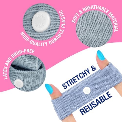 Sea-Band Mama! Grey Travel & Motion Pregnancy Sickness Wristbands, 1 Pair — view 6