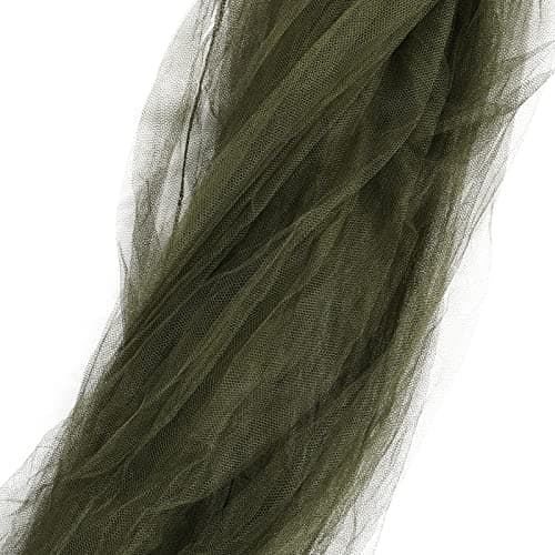 Moonlove Mosquito Net Bed Hanging Olive Army Green Military Mesh Net for Large Dome Canopy Round Lace for Punch Free Installation Bed Insect Fly Mosquito Protection Canopy for Travel Home Camping — view 3