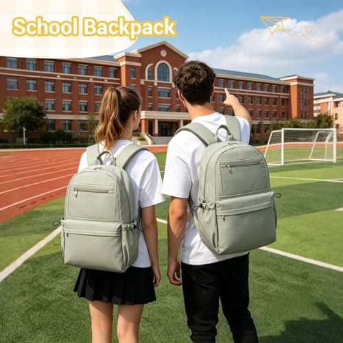 Kono School Backpack Womens, School Bags for Girls, Lightweight Rucksack — view 6