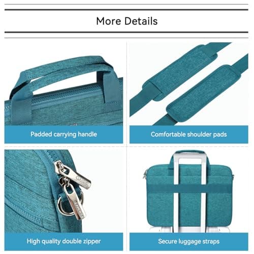 LANDICI 360°Protective Laptop Bag 14 15 Inch with Shoulder Strap — view 4