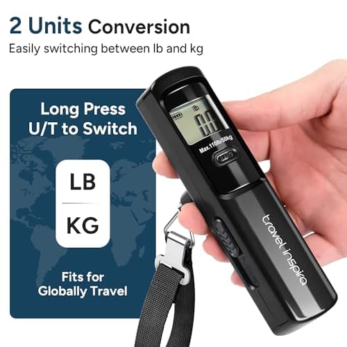 travel inspira Battery-Free Luggage Scale, Suitcase Weighing Scales — view 5