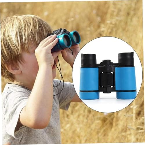 AZIDWERYQ Kids Binoculars 4X 30mm Clear View Toddler Binoculars Mini Telescope with Rope for Watching Camping Outdoor Toddler — view 5