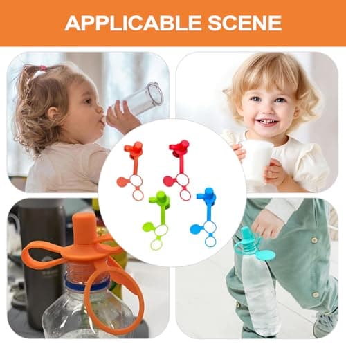 Tktouci Water Bottle Spout | Drinking Cup Top Adapter, Dishwasher Safe Baby Toddler Water Bottle Top Spout for Home, Travel, Indoors and Outdoors — view 4