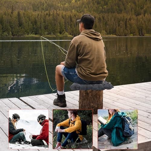 Inflatable Seat Cushion, Portable Inflatable Cushion for Long Sitting — view 6