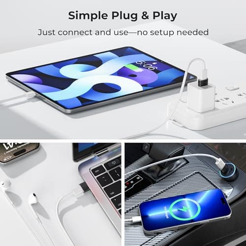 BASESAILOR USB to USB C Adapter,USBC Female to USB A Male Adapter 3Pack — view 6