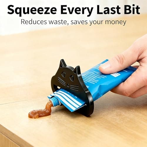 5 Pack Cat Food Pouch Squeezer Set, Multi-Pet Feeding Tools, Easy Squeeze — view 4