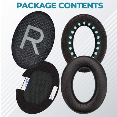Replacement Ear Pads for Bose 700 Noise Cancelling Headphones (NC700) - Softer PU Leather, Luxurious Memory Foam, Added Thickness, Extra Durable Ear Cushions – Black — view 6