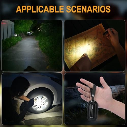 BORUIT RJ11 LED Small Battery Torch 120 lumens, AAA Battery Powered — view 6