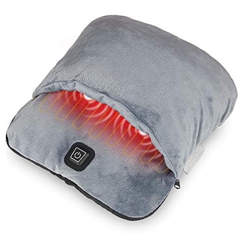 Foot Warmer with Heating and Vibration Massage,Electric Feet Warmer