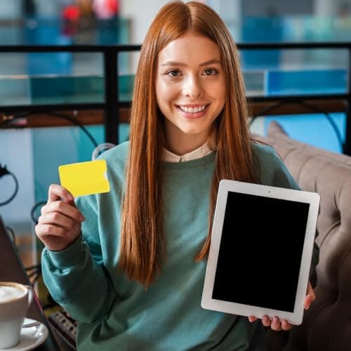 Bruislard 10Pcs RFID Blocking Sleeves Colorful Credit Card Protector Cover Travel Anti-Theft Credit Card Holder RFID Blocker Fits Bags & Purses, 3.5 x 2.4 inch(Solid color) — view 6