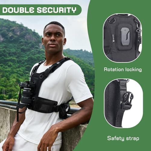 4J LEDR Camera Carrier Chest Harness J1,Camera Harness System for 1 Camera — view 5