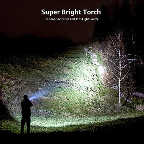 Lepro 2 Pack LED Torch Battery Powered, LE2050 Bright Handheld Flashlight — view 2