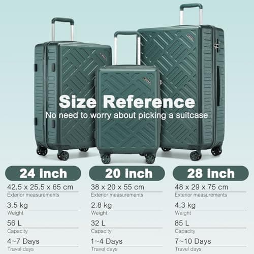 Supercase Cabin Suitcase, Lightweight Hard Shell Carry On Luggage — view 2