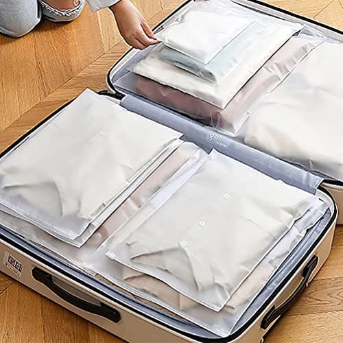 20 Pcs Zip Lock Bags, Travel Storage Clothes Bag, Reusable Hospital Bags — view 5