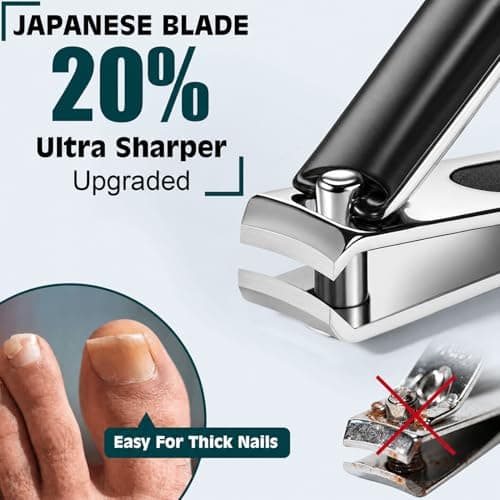 Nail Clippers Set, Fingernail and Toenail Clipper Cutters Trimmers Kit — view 4