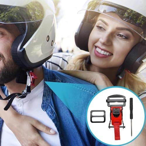 Helmet Quick Release Kit - Motorcycle Helmet Fast Release Buckle, Secure Daily Wear Accessory, Strong Clip Replacement For Motorbike Riders, Convenient Lock System | Travel Safety Gear — view 2