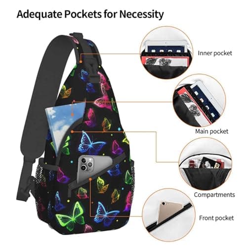 2026 New Arrivals Backpack Women's Shoulder Bag for Men and Women, Adjustable Strap, Waist Bag for Travel, Hiking, Sports, Leisure (G, One Size) — view 2