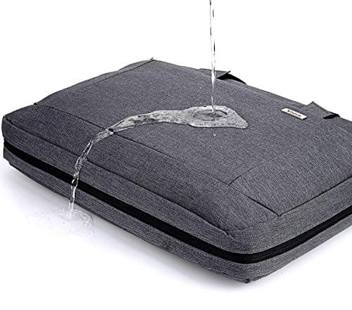 Voova Laptop Bag Case 14 15.6 Inch Computer Sleeve Messenger Bag, Grey — view 6