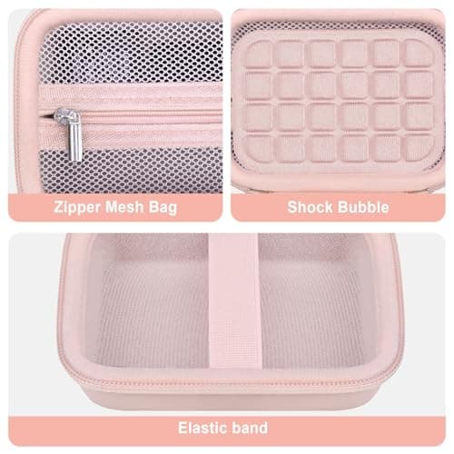 Supmay Carrying Case for IXNAIQY/Kodak PIXPRO FZ45 FZ55 Camera, Pink — view 4