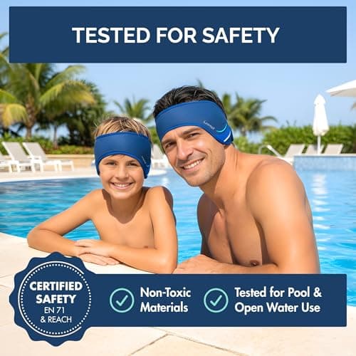 Limmys Swimming Headband for Kids and Adults – Non-Slip Neoprene Ear Band — view 5