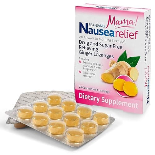 Sea-Band Mama! Sugar Free Ginger Lozenges, Pregnancy Sickness, 24 Lozenges — view 2
