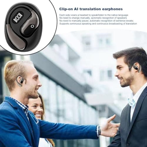 Wireless Translator Earbuds Portable Multifunctional Wireless Comfortable — view 2