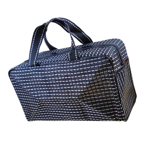 BESPORTBLE Mesh Shower Organizer Toiletry Pouch, Waterproof Resin Polypropylene, Black, Large Capacity Foldable Portable, for Fitness and Travel