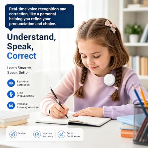 FUNLOV Smart Wearable Translator, AI Translators Language Translator Device — view 6