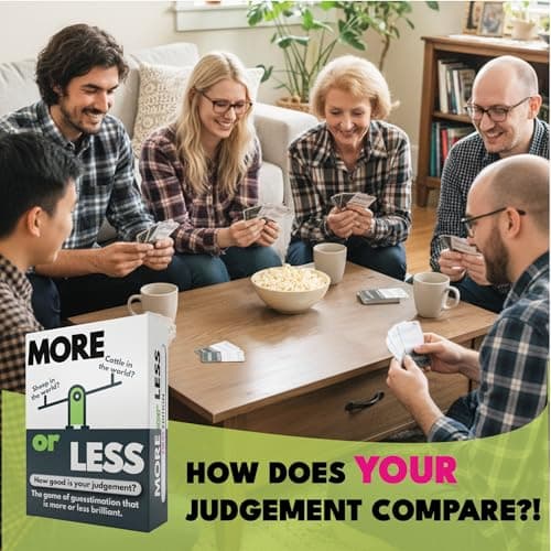More or Less Card Game - Board Games for Adults & Teens | Age 12+ — view 4