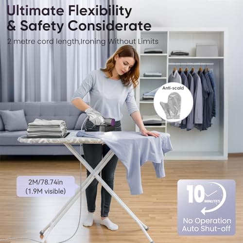 VIWAVE Clothes Steamer, 15s Fast Heat-Up, Home & Travel Iron, 100-240V — view 5