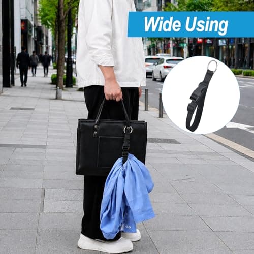 4 Pcs Add a Bag Luggage Straps for Suitcases Jacket Gripper Strap — view 6