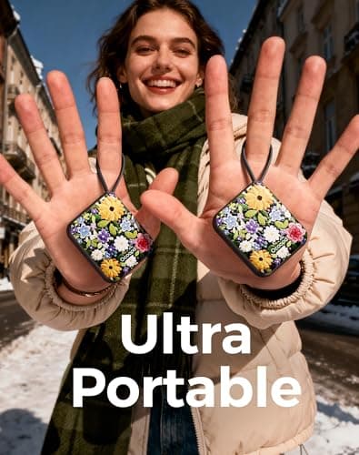 OCOOPA Hand Warmers Rechargeable 2 Pack, 7Hrs*2 Long Heat, 0.6" Ultra Slim Fits Pocket Gloves, 3 Heat Levels, UL Certified Electric Handwarmer, Gifts for Christmas,Winter Essential,UT5 Nano — view 4