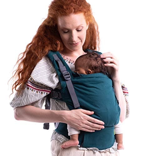 Boba X Ergonomic Baby Carrier Newborn to Toddler, Organic Atlantic