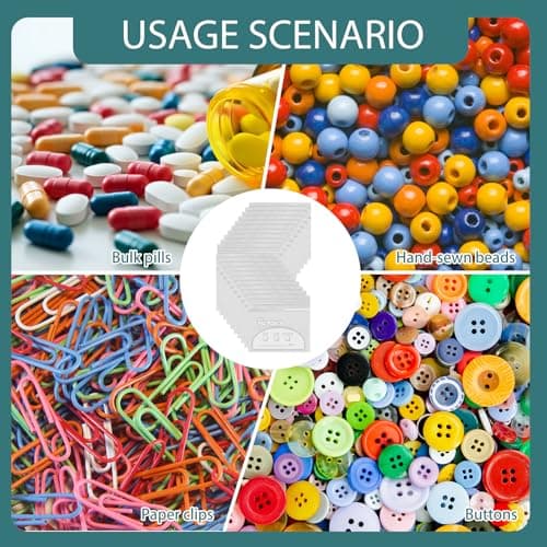 Pill Pouch Bags（Pack of 100） 3"X 2.6" 3Mil Plastic Pill Organizer Bags — view 6
